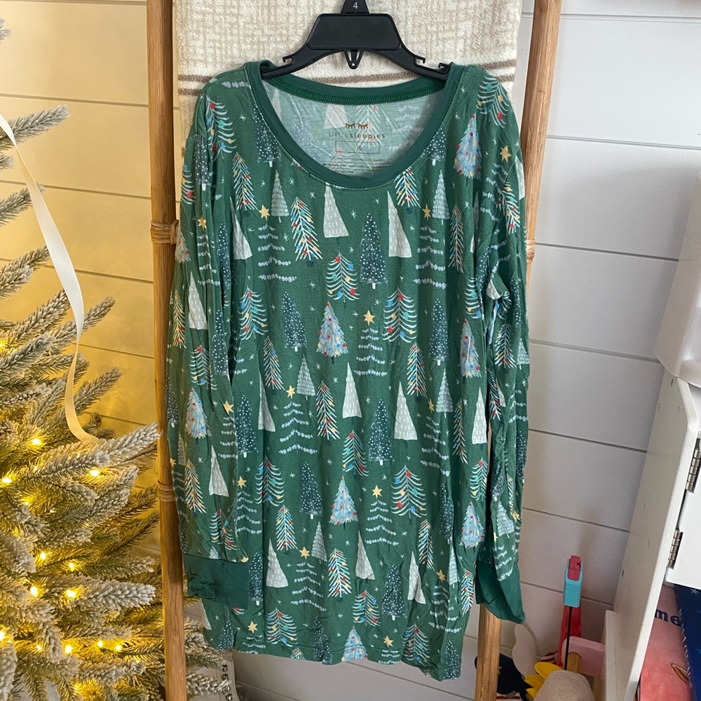 Little Sleepies Green Christmas Trees